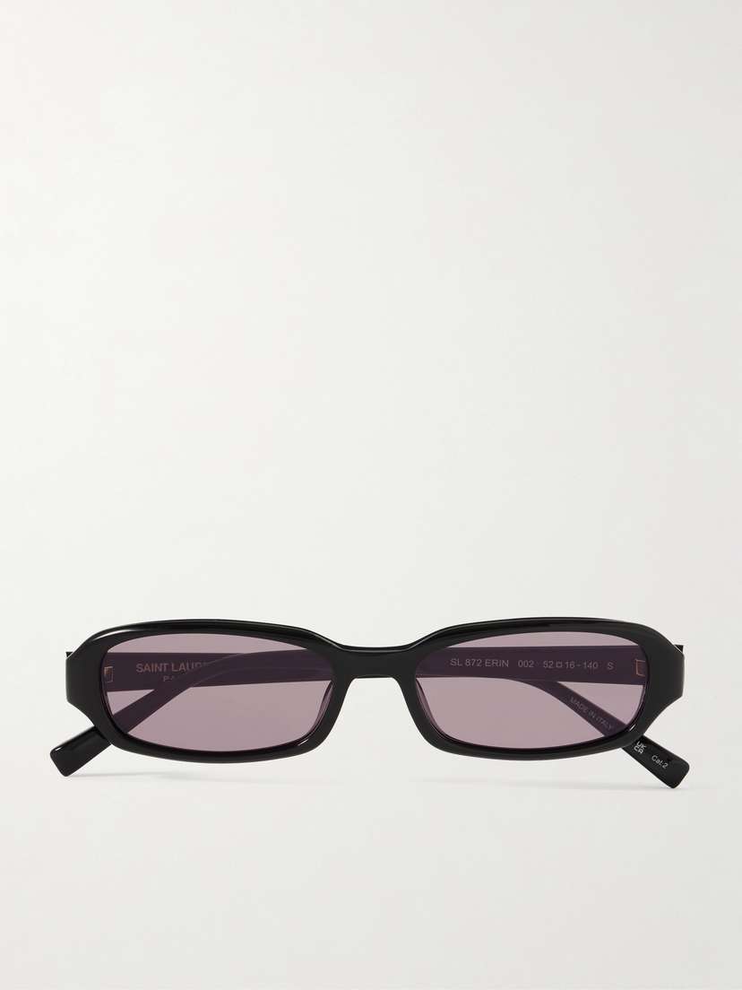 Saint Laurent Eyewear Erin Oval-frame Acetate Sunglasses
