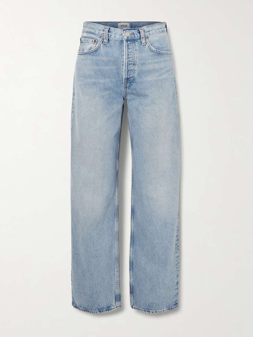 AGOLDE Arc Mid-rise Wide-leg Jeans