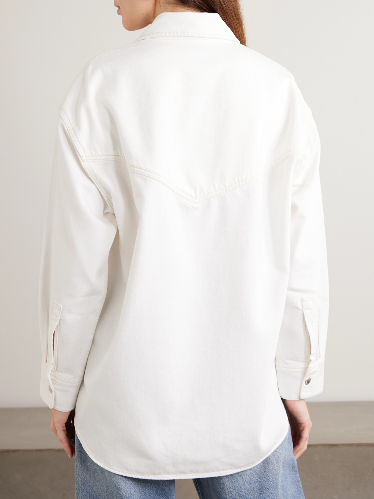 Lotta Organic Cotton And Lyocell-Blend Denim Shirt