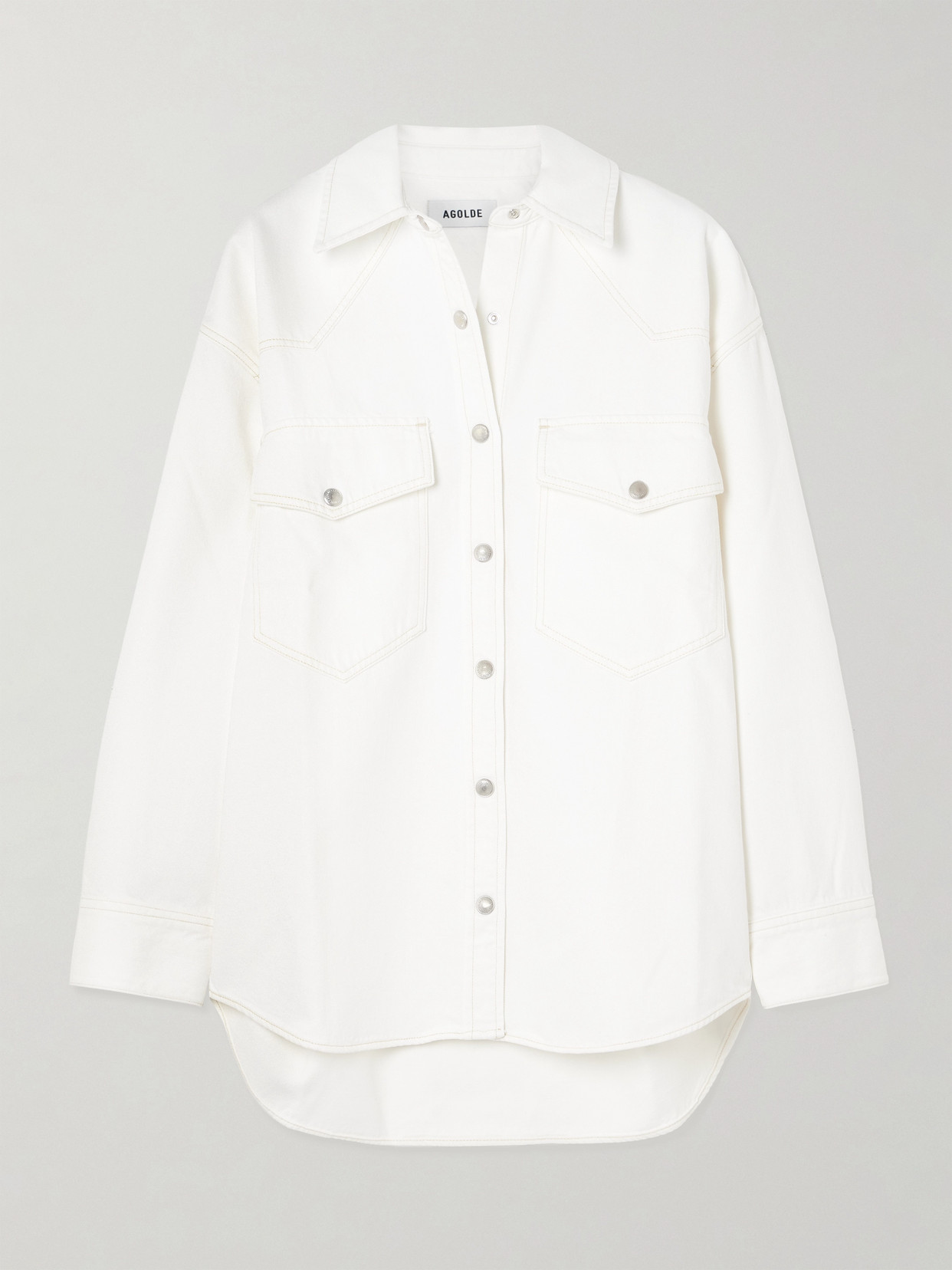 Lotta Organic Cotton And Lyocell-Blend Denim Shirt