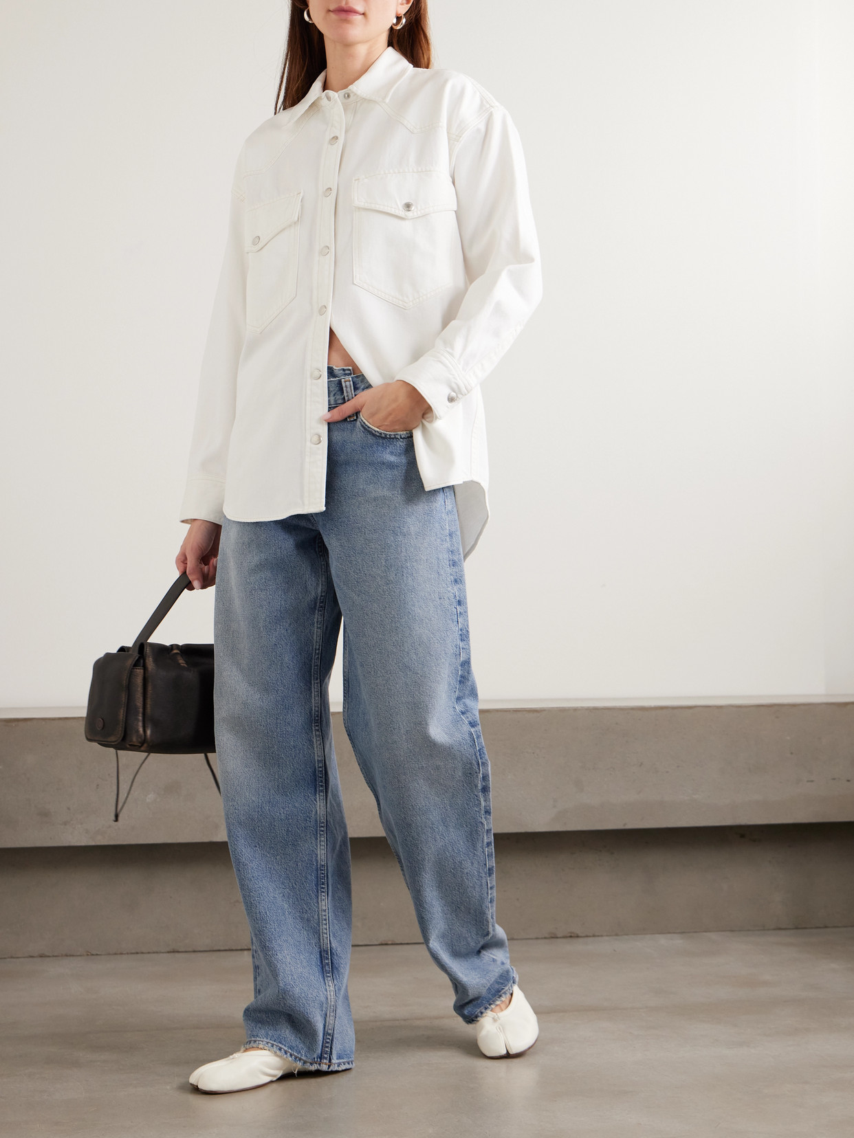 Lotta Organic Cotton And Lyocell-Blend Denim Shirt