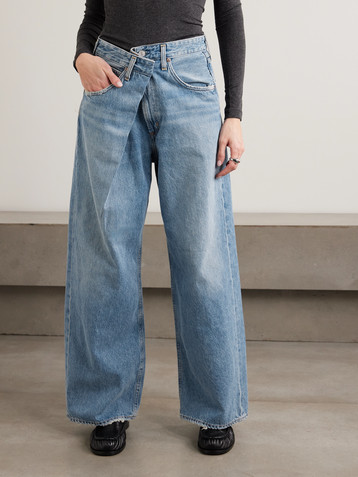 Agolde Vana asymmetric wide-leg jeans