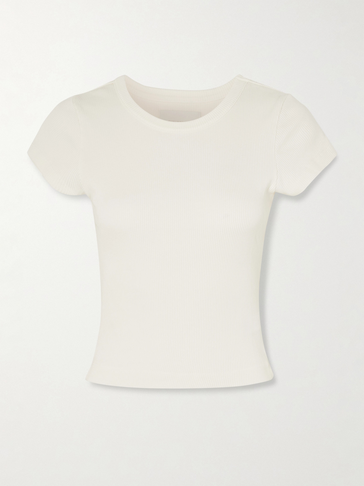 Nello Cropped Ribbed Jersey T-Shirt