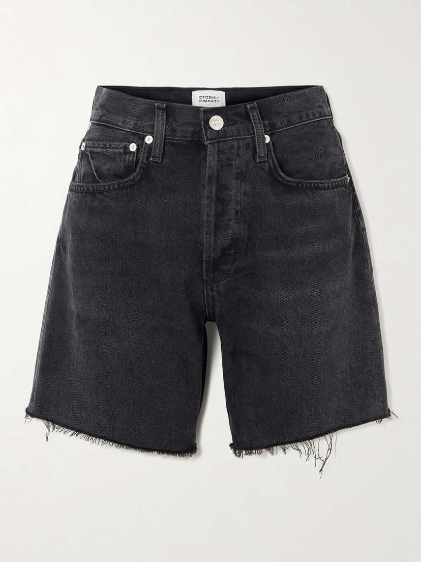 Citizens of Humanity Marlow Frayed Denim Shorts