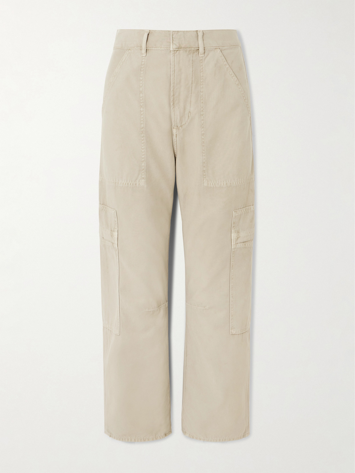 Citizen Of Humanity Marcelle Cotton Cargo Pants In Neutral