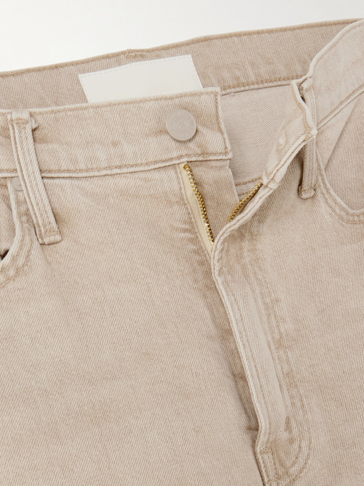 Mother The Dodger Sneak Relaxed Straight Leg Jeans In Pink