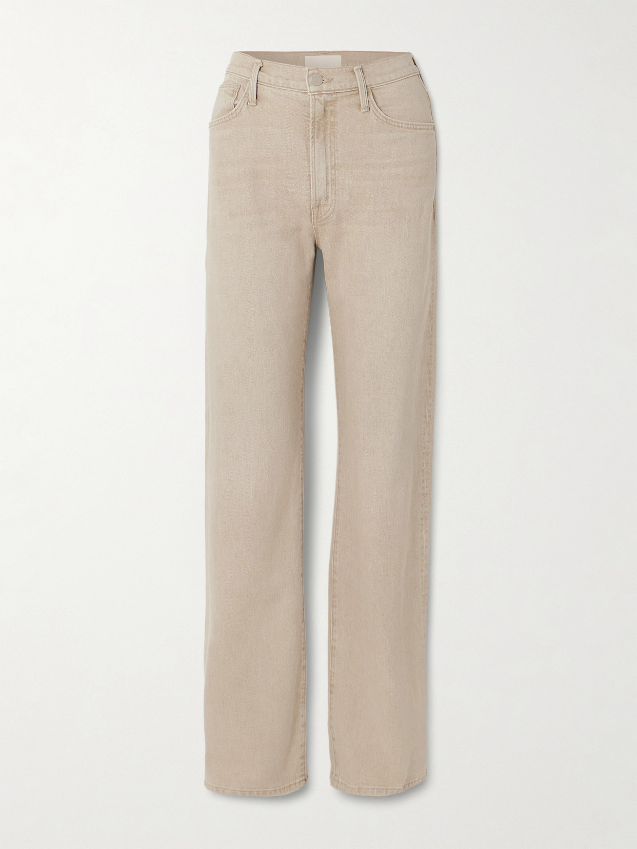 Mother The Dodger Sneak Relaxed Straight Leg Jeans In Pink