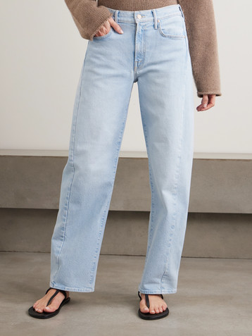 MOTHER The Half-Pipe Hover mid-rise wide-leg jeans