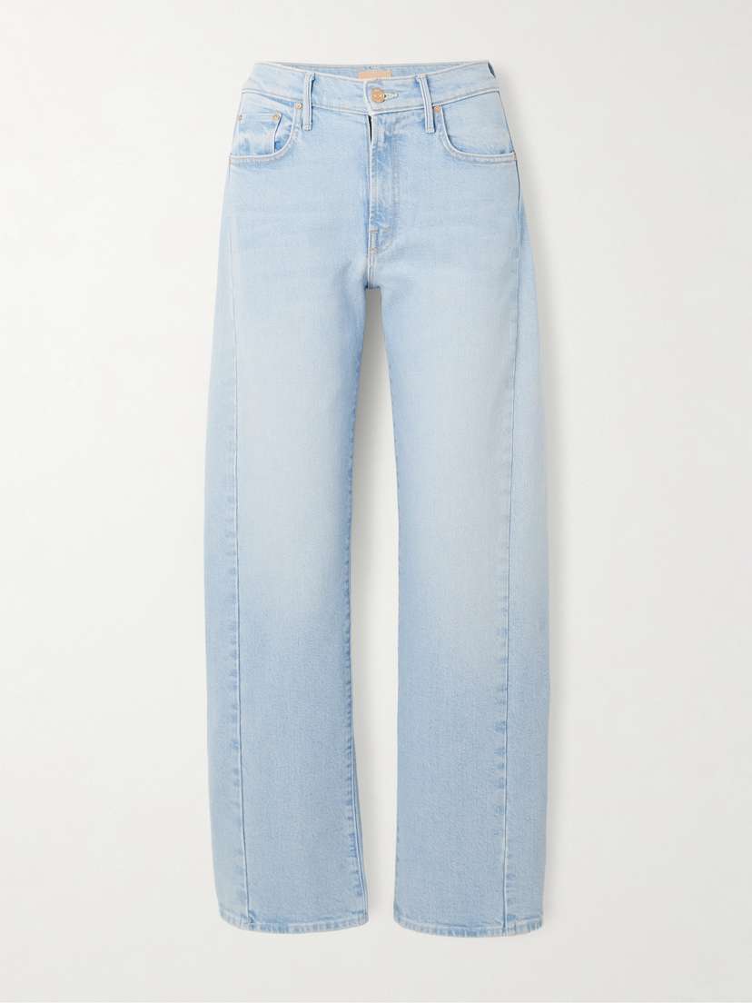 Mother The Half-pipe Hover Mid-rise Wide-leg Jeans