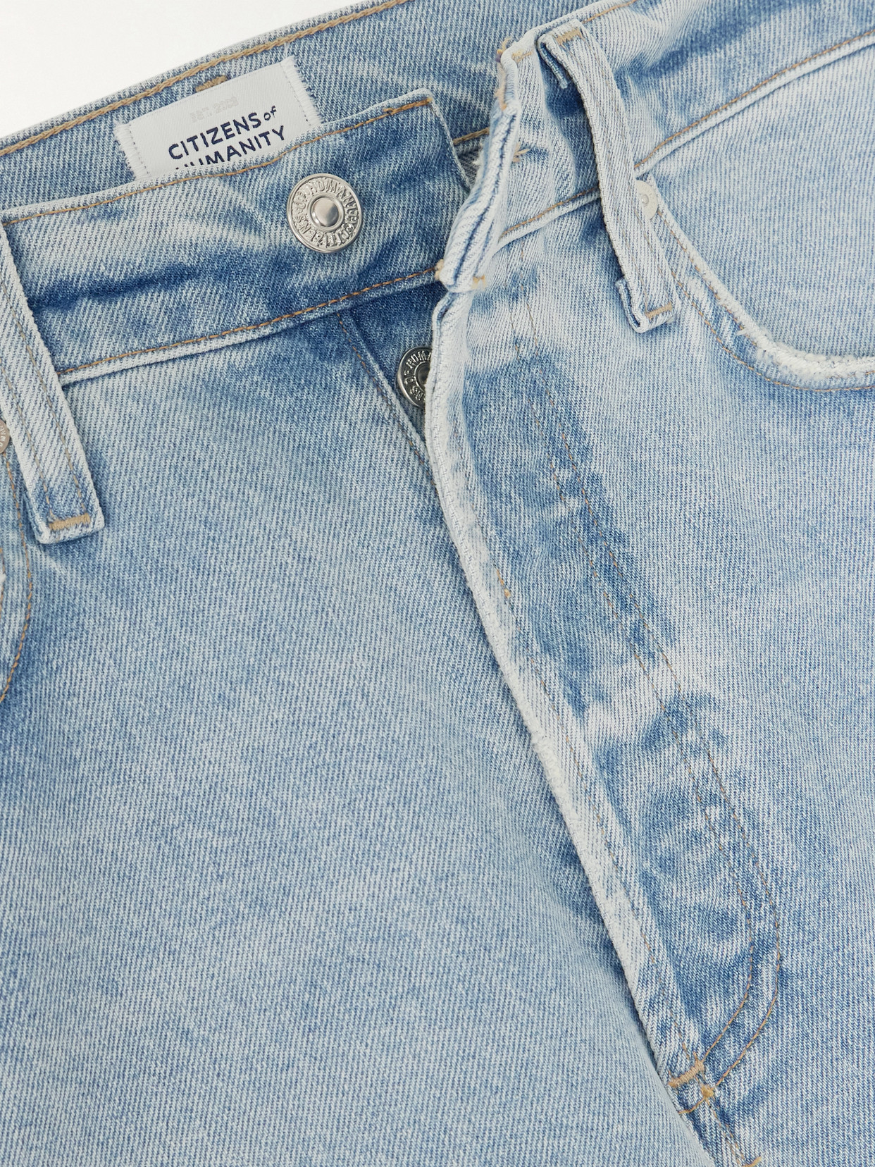 Delfina High-Rise Straight-Leg Jeans