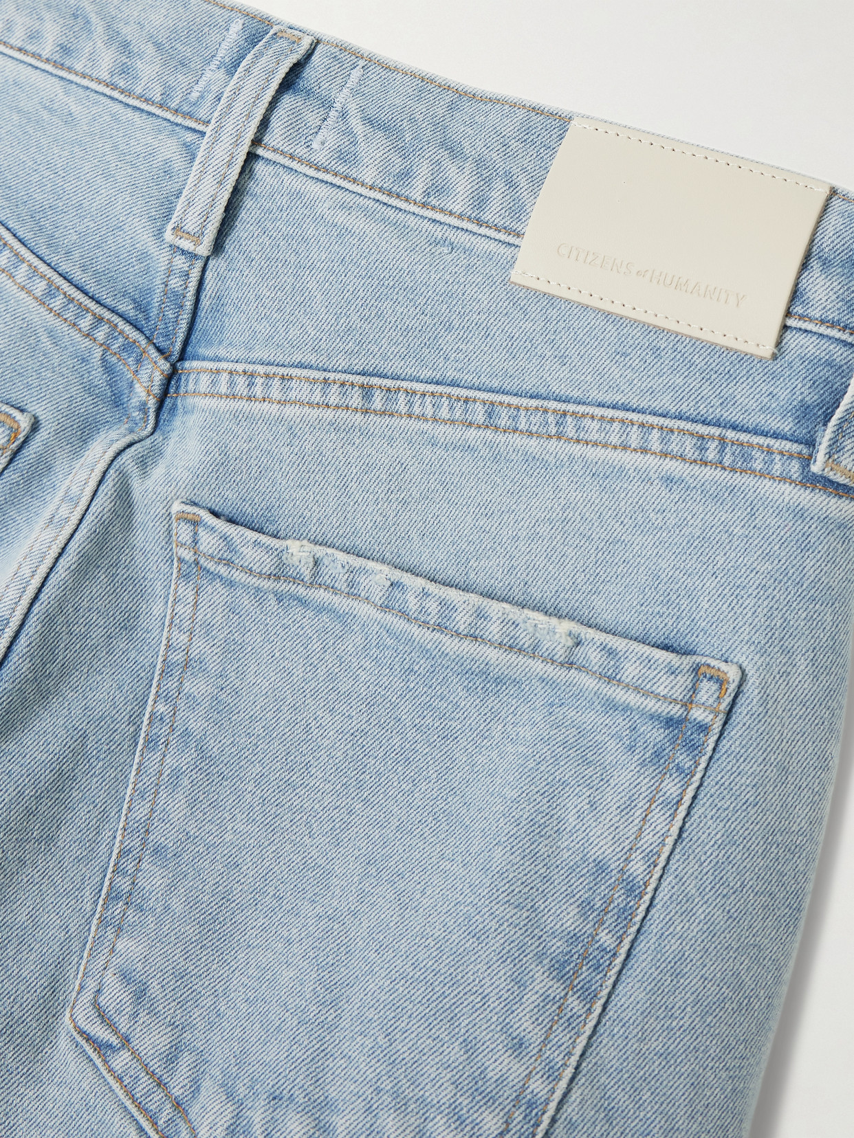 Delfina High-Rise Straight-Leg Jeans