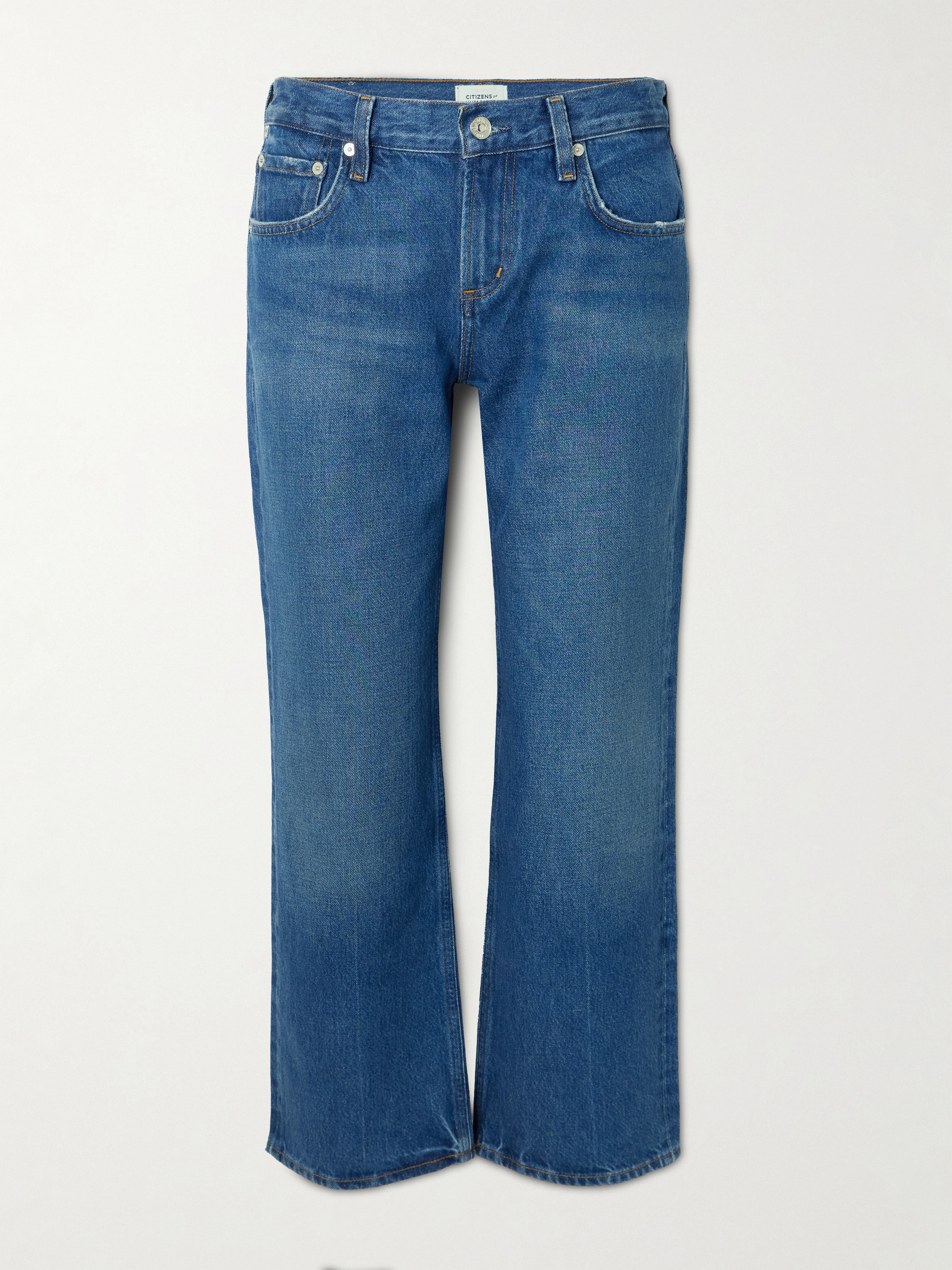 Citizens Of Humanity Faye cropped mid-rise straight-leg jeans thumbnail