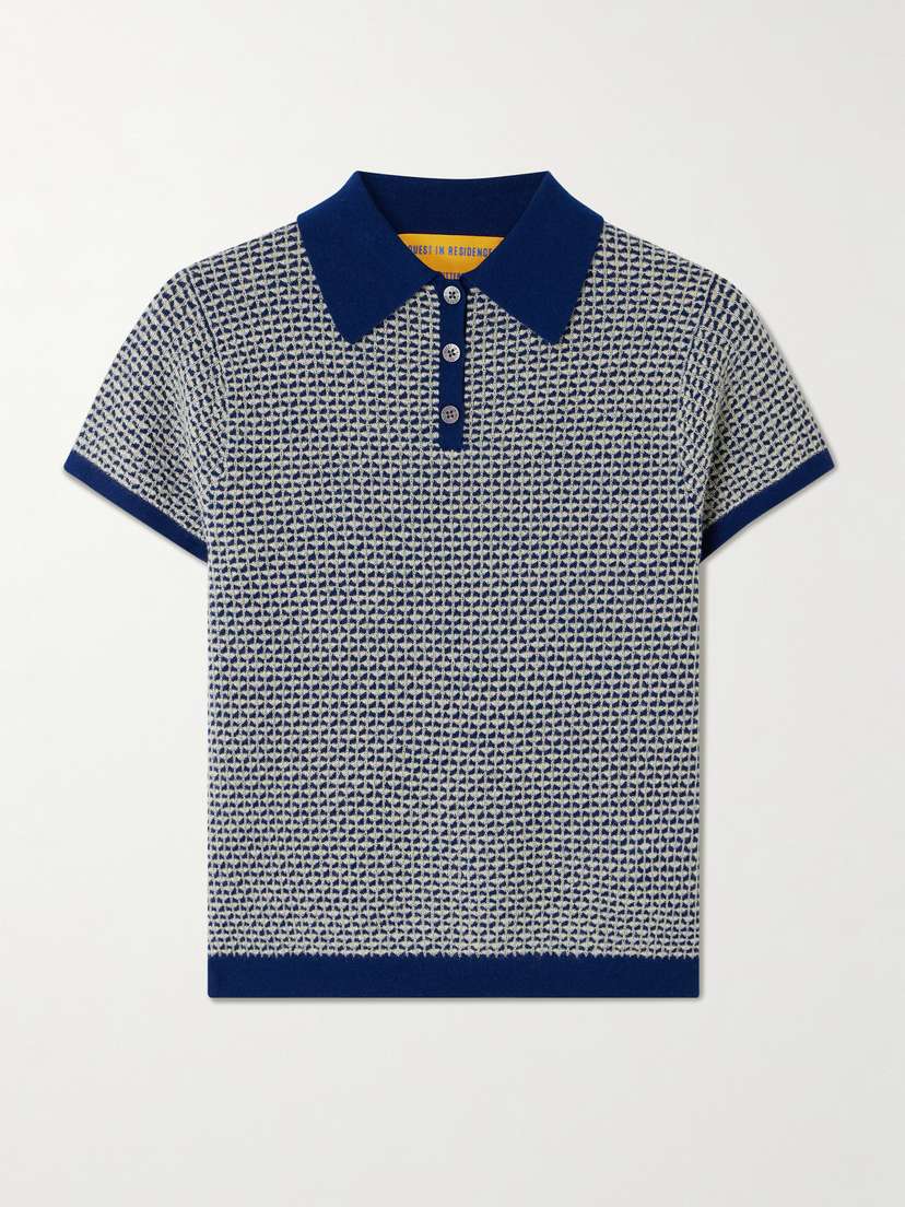 Guest In Residence Cashmere-piqué Polo Shirt