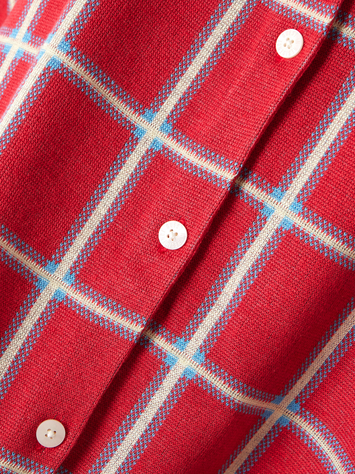 Checked Silk And Linen-Blend Shirt