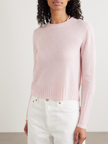 Guest In Residence Cropped cashmere sweater
