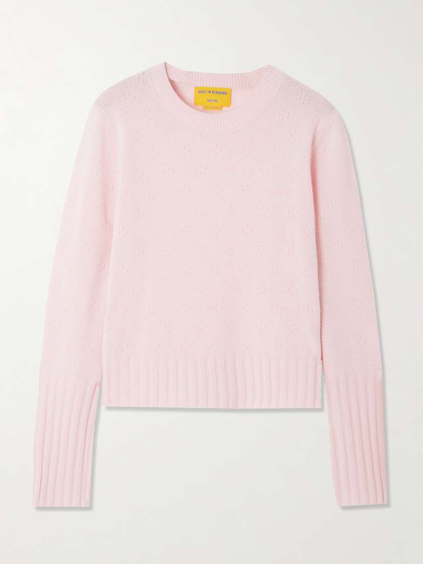 Guest In Residence Cropped Cashmere Sweater