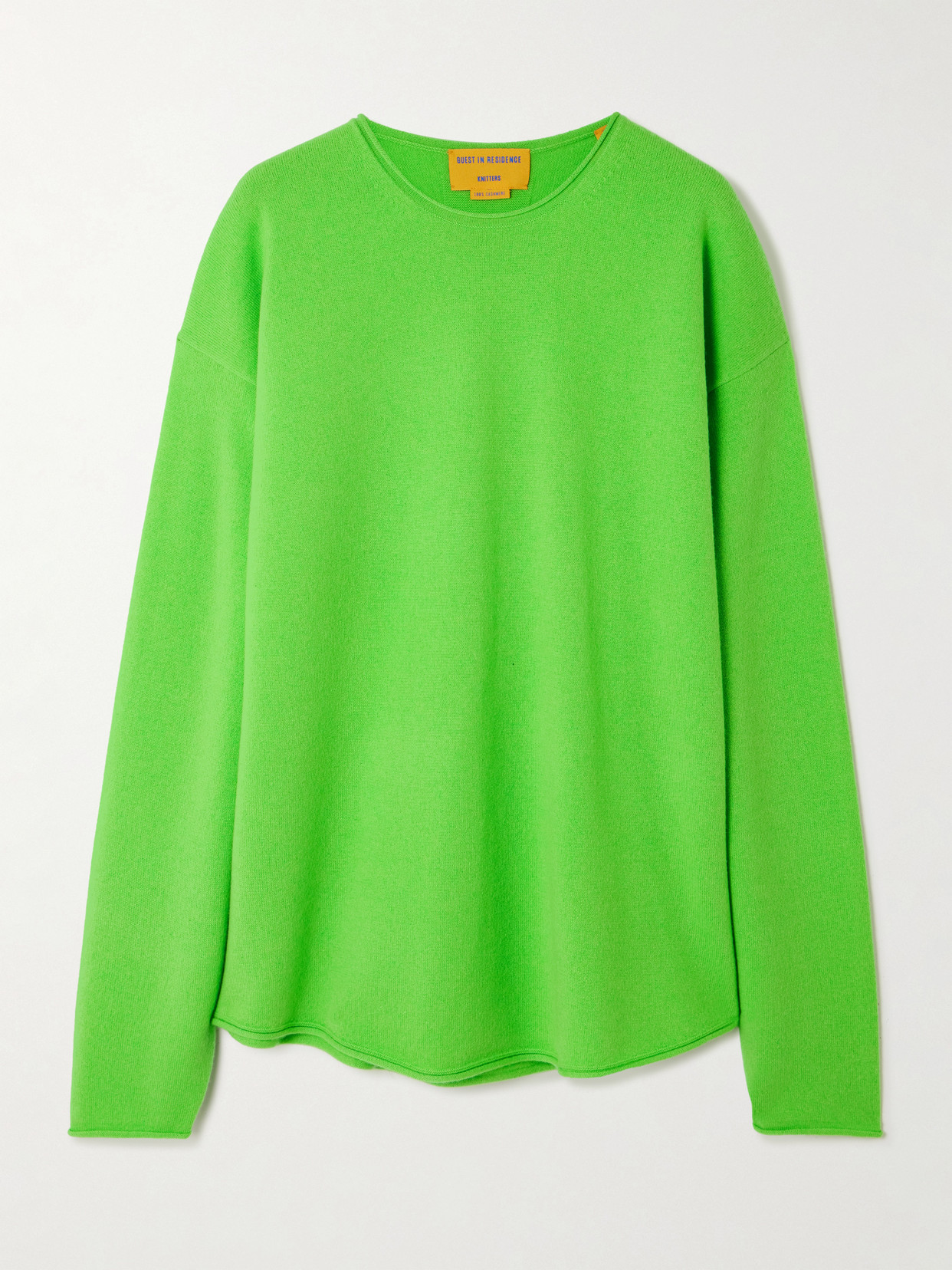 Guest In Residence Oversized Cashmere Sweater In Green