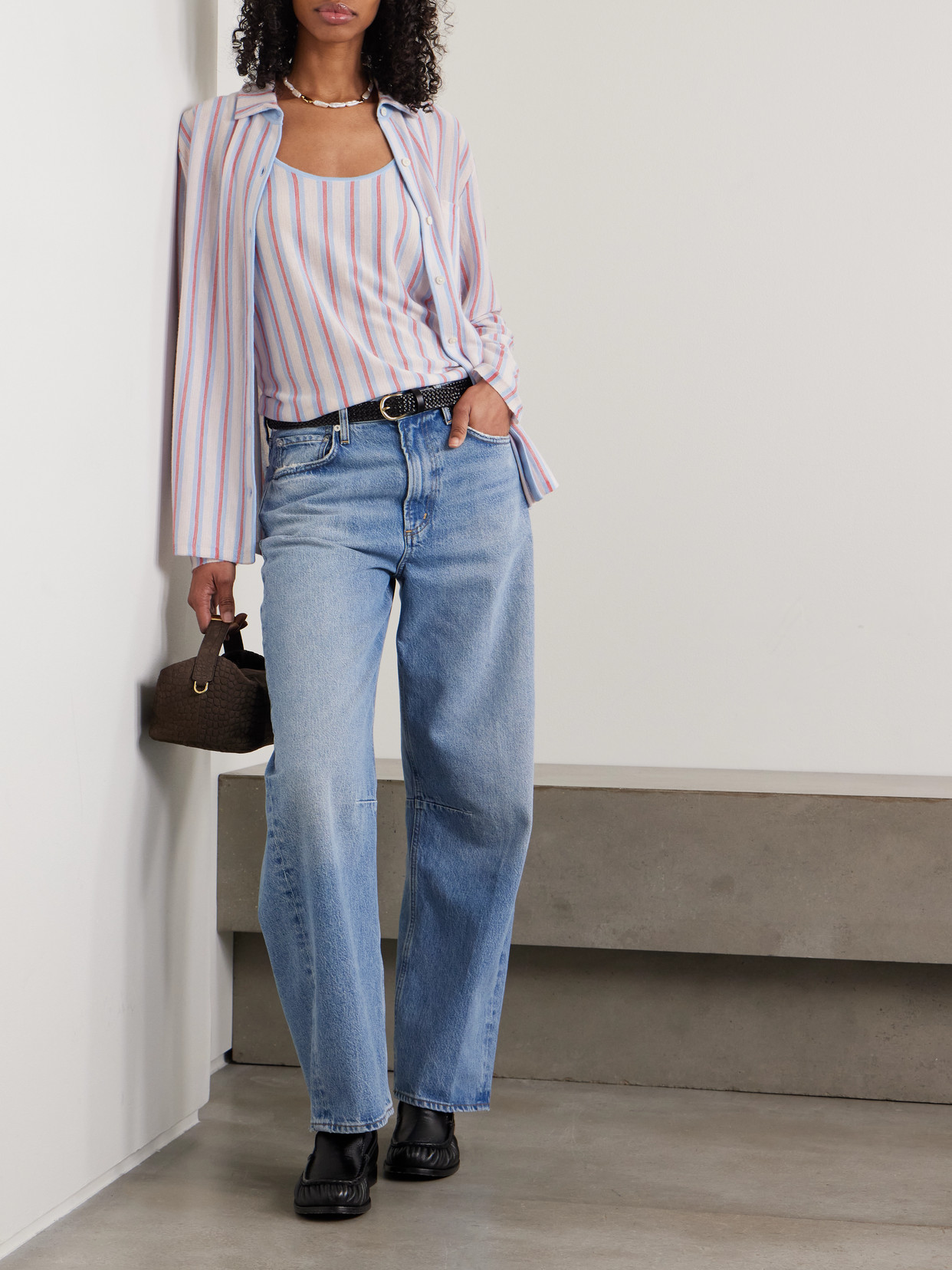 Striped Cashmere Tank