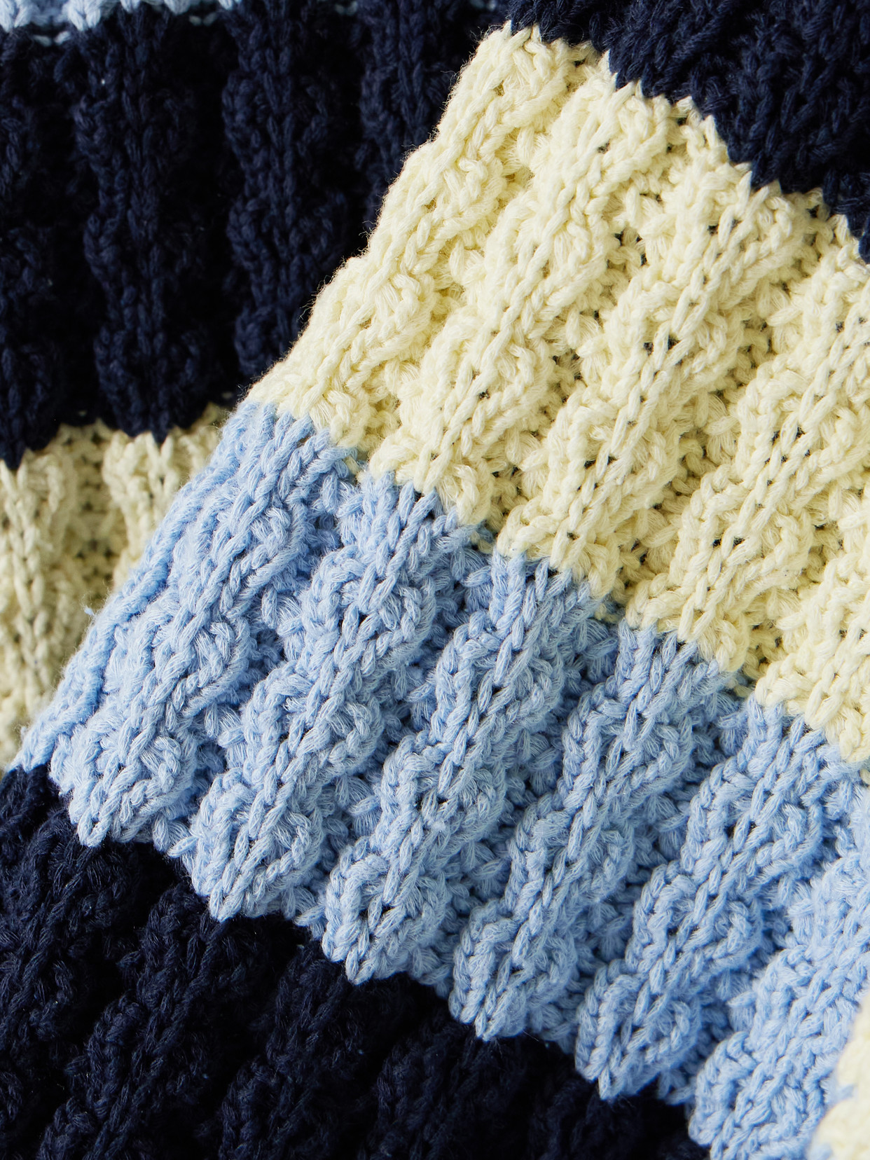 Kirby Striped Cable-Knit Cotton And Silk-Blend Jacket