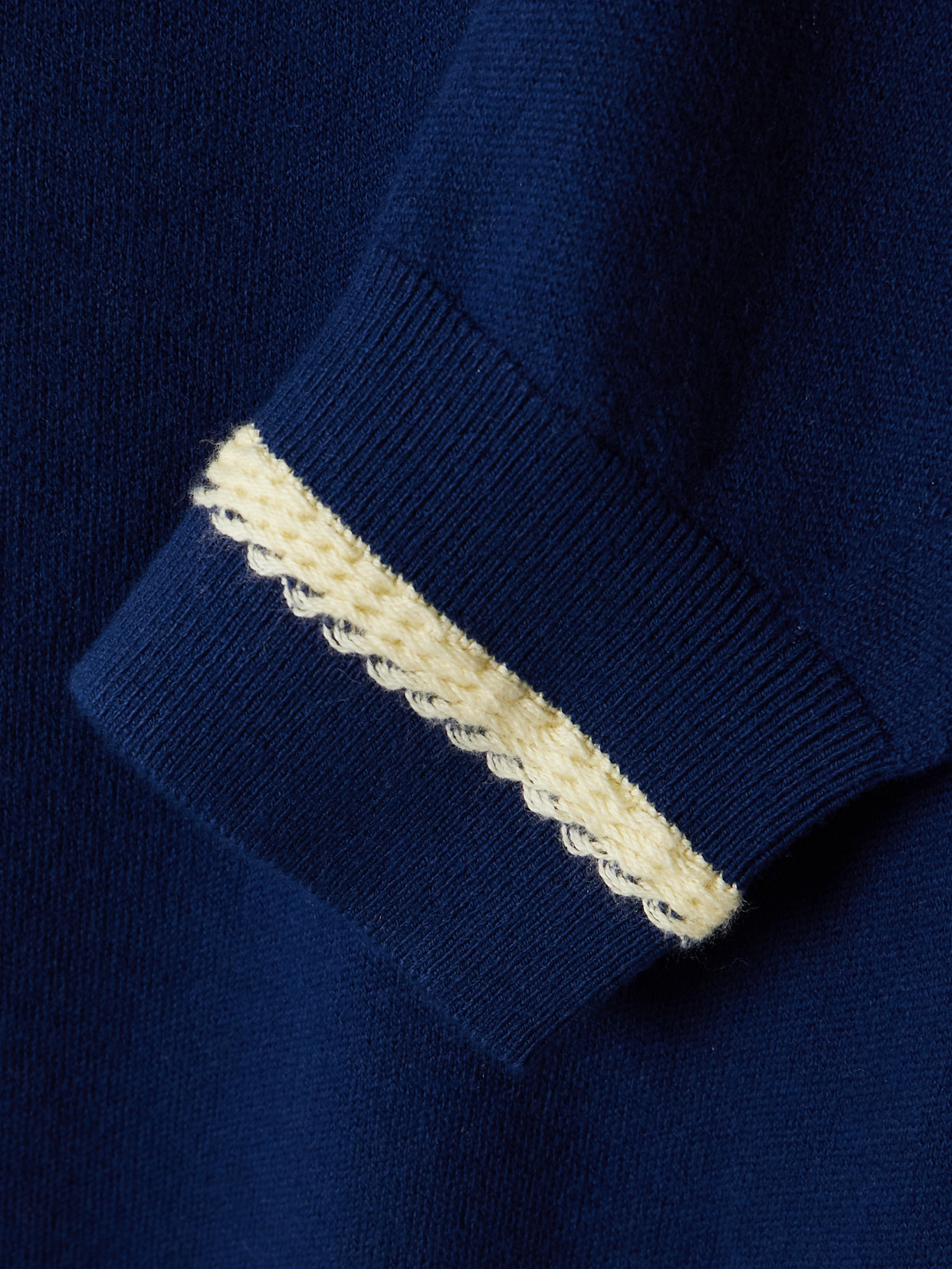 Jib Striped Cotton And Cashmere-Blend Turtleneck Sweater