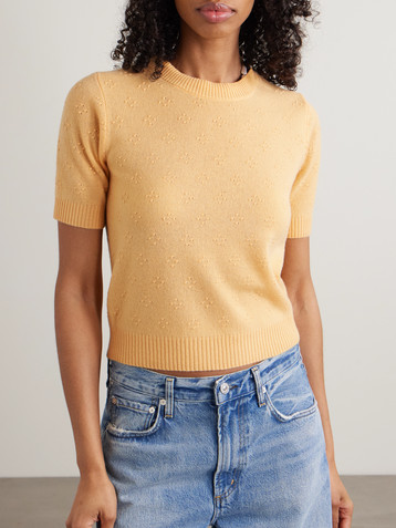 Guest In Residence Compass cashmere T-shirt