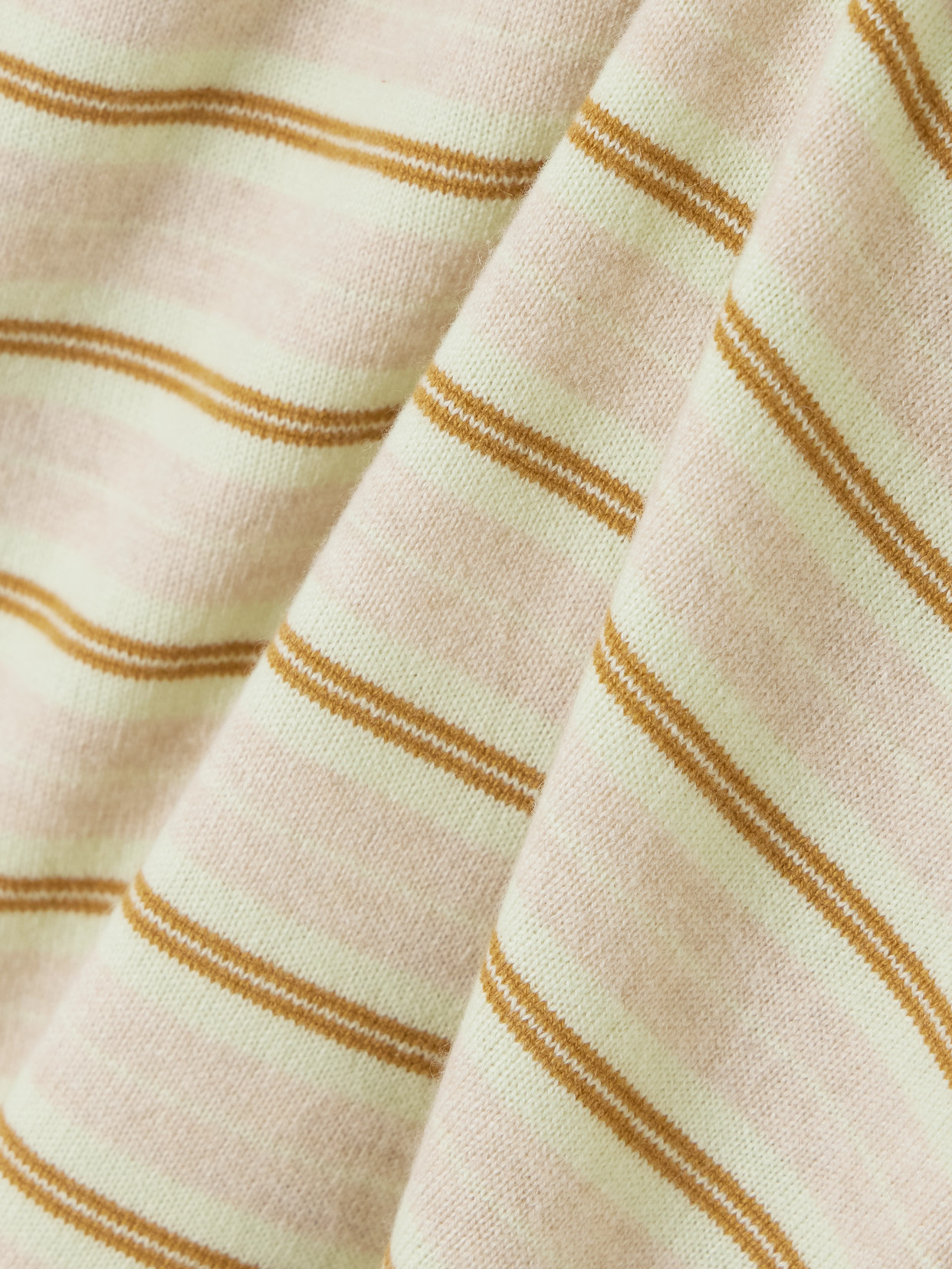 Guest In Residence Layered Striped Cashmere Rugby Jumper In Neutral