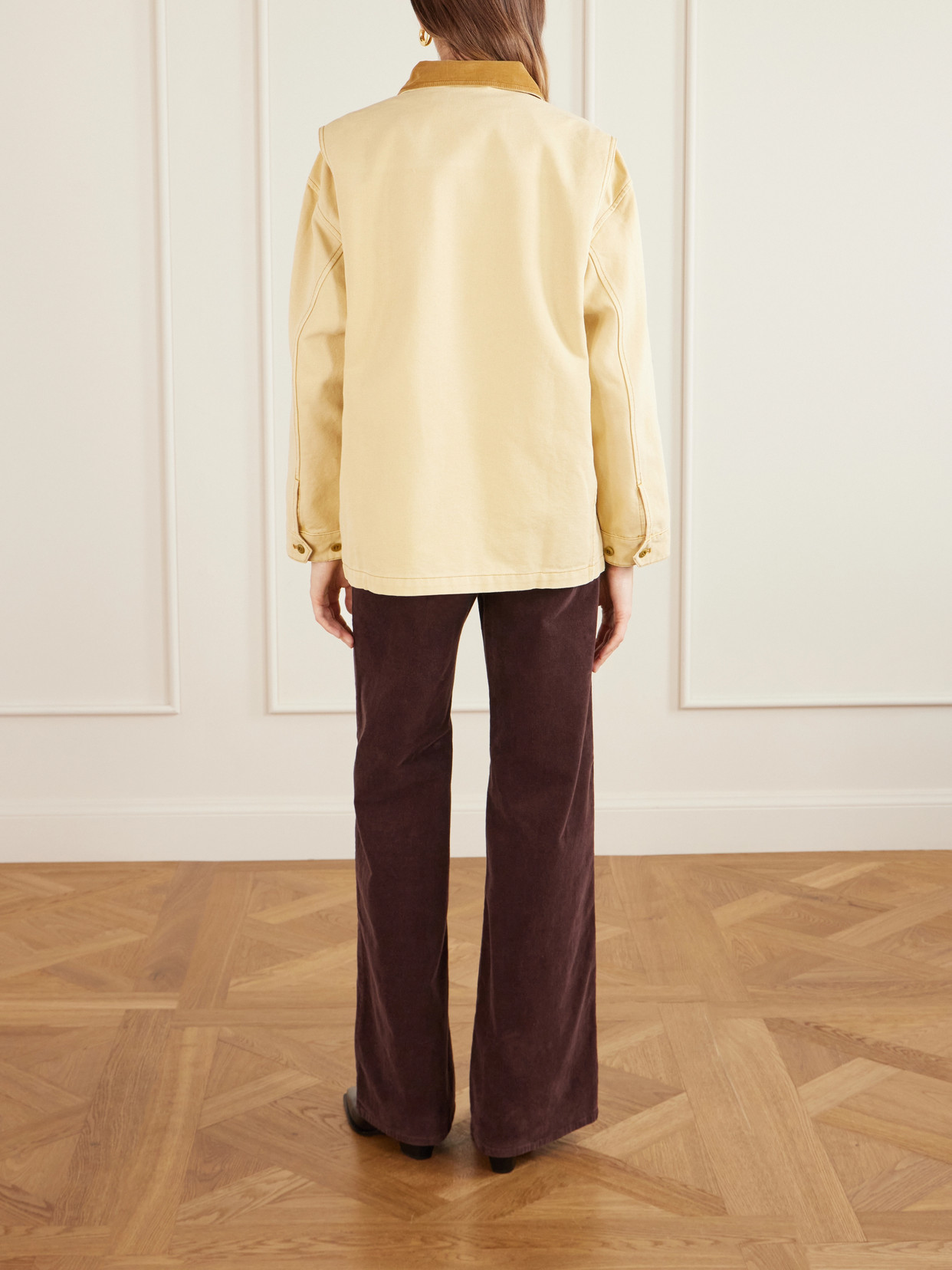 Dôen - Pascual Corduroy-Trimmed Cotton-Canvas Jacket
