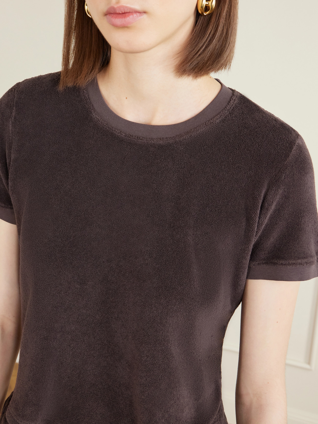 Carpi Cotton-Blend Terry T-Shirt