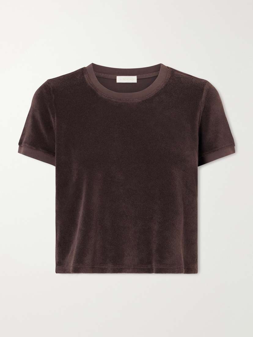 Suzie Kondi Carpi Cotton-blend Terry T-shirt