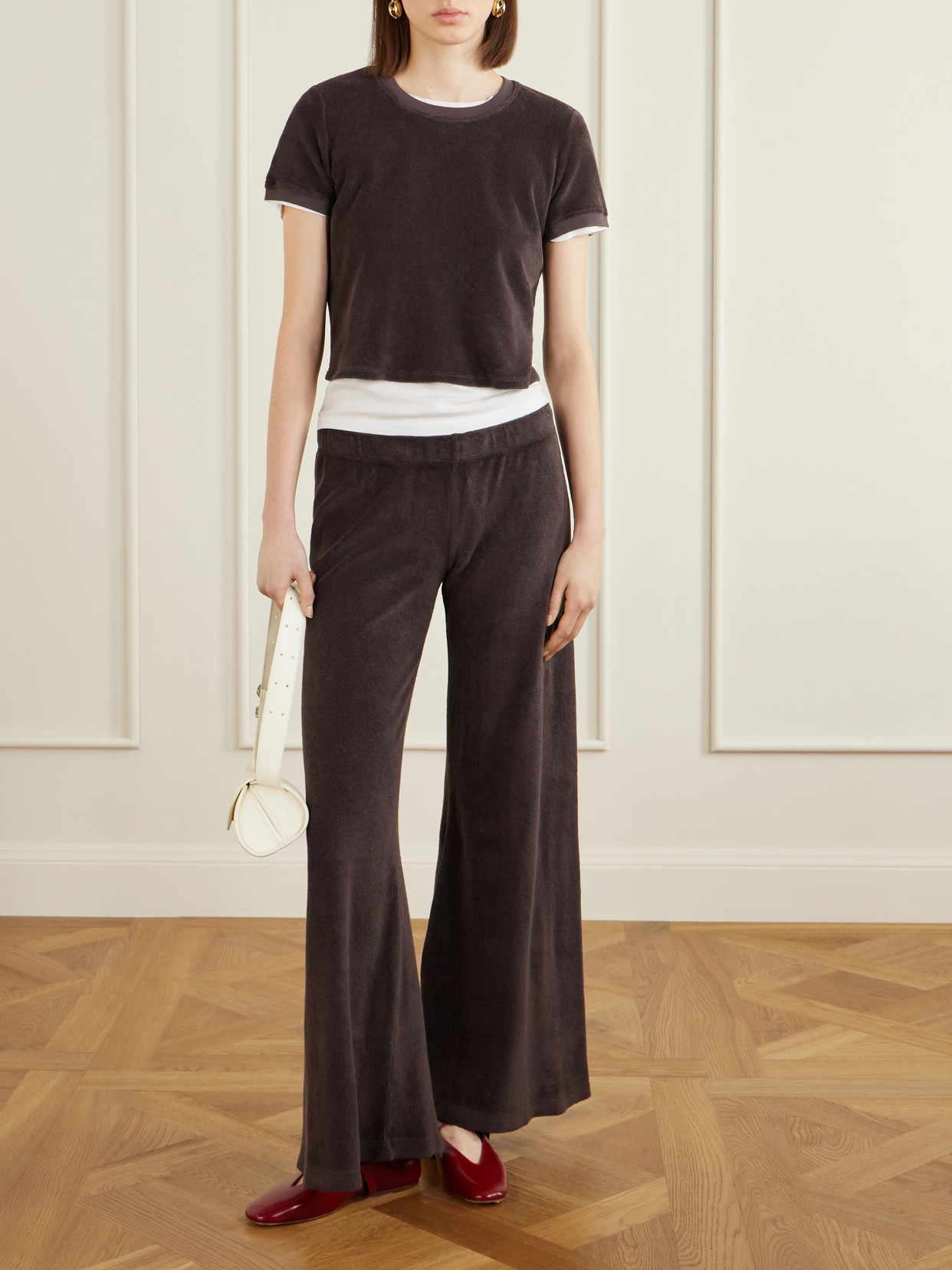 Carpi Cotton-Blend Terry T-Shirt