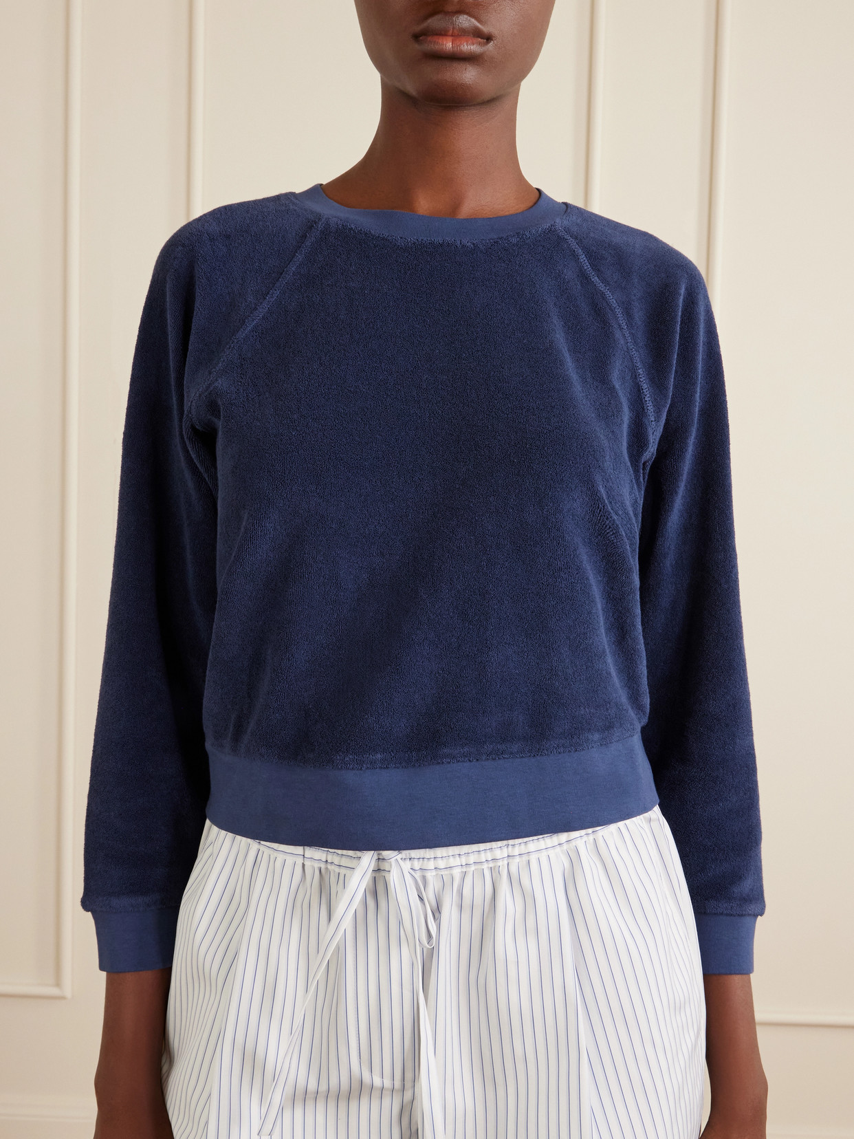 Tilos Cotton-Blend Terry Sweater