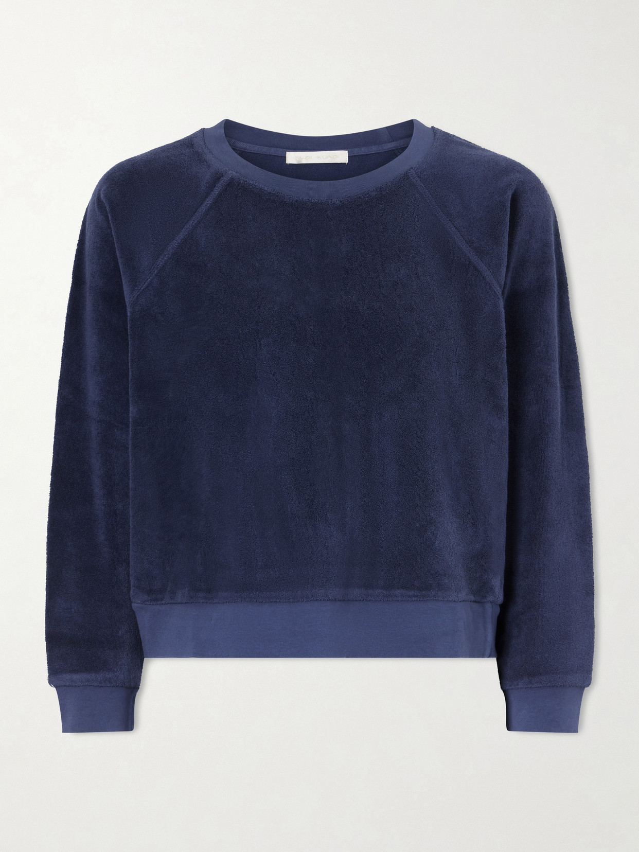 Suzie Kondi - Tilos Cotton-blend Terry Sweater - Blue