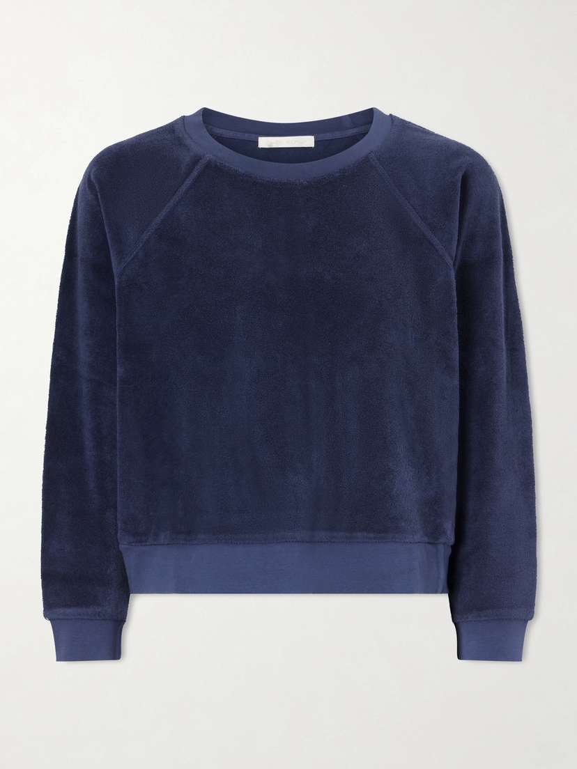 Suzie Kondi Tilos Cotton-blend Terry Sweater