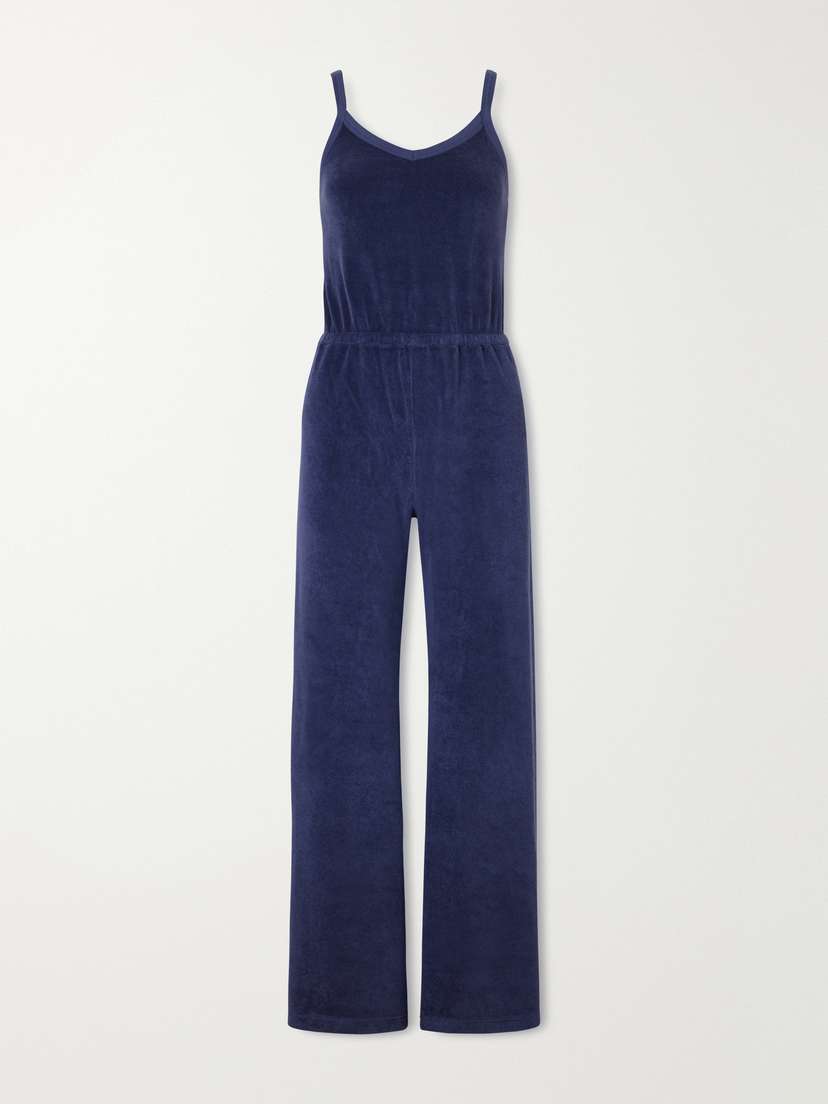 Suzie Kondi Elma Cotton-blend Terry Jumpsuit