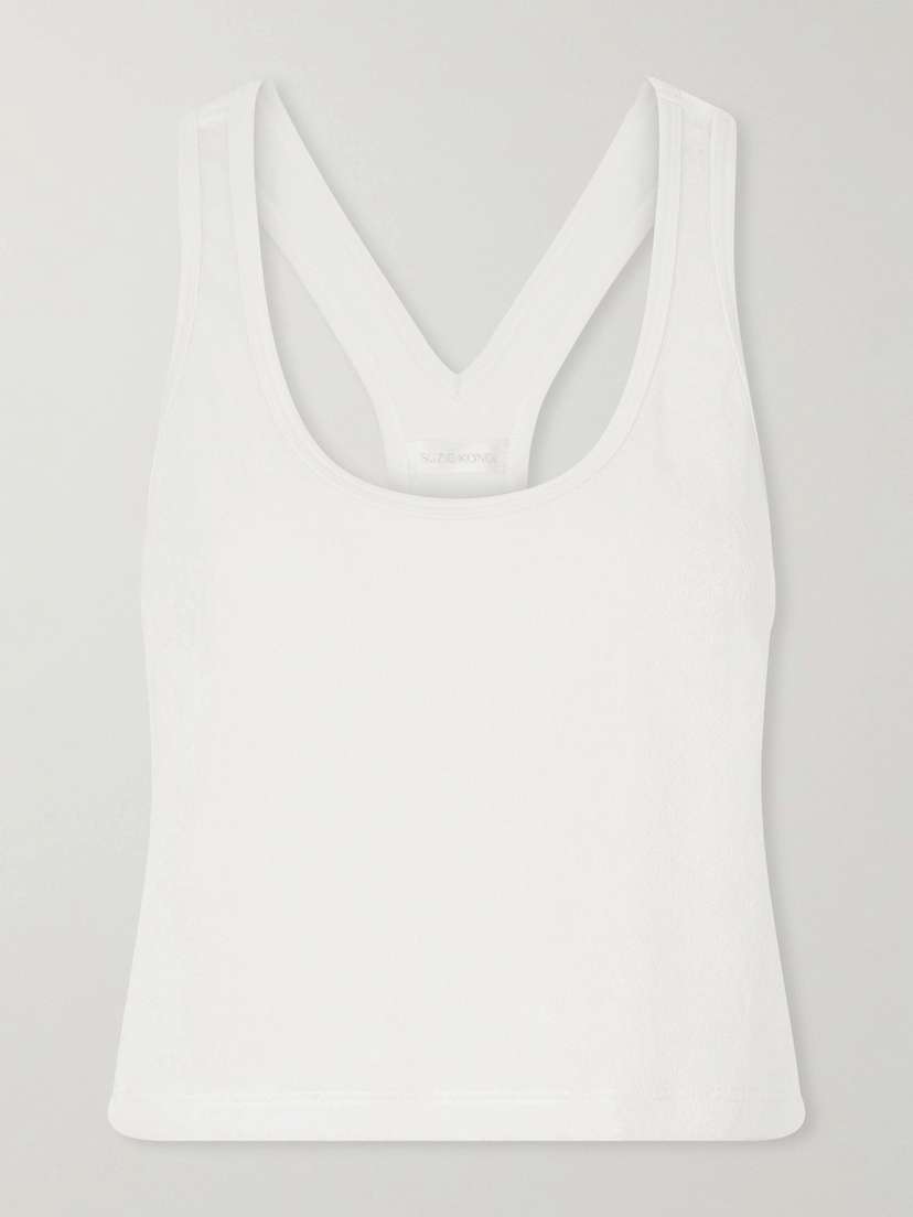 Suzie Kondi Tia Cotton-blend Terry Tank Top