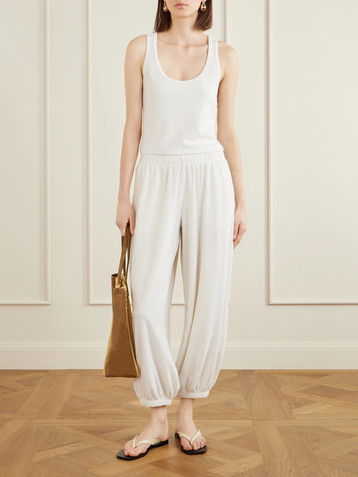 Suzie Kondi - Tia cotton-blend terry tank top | Plush