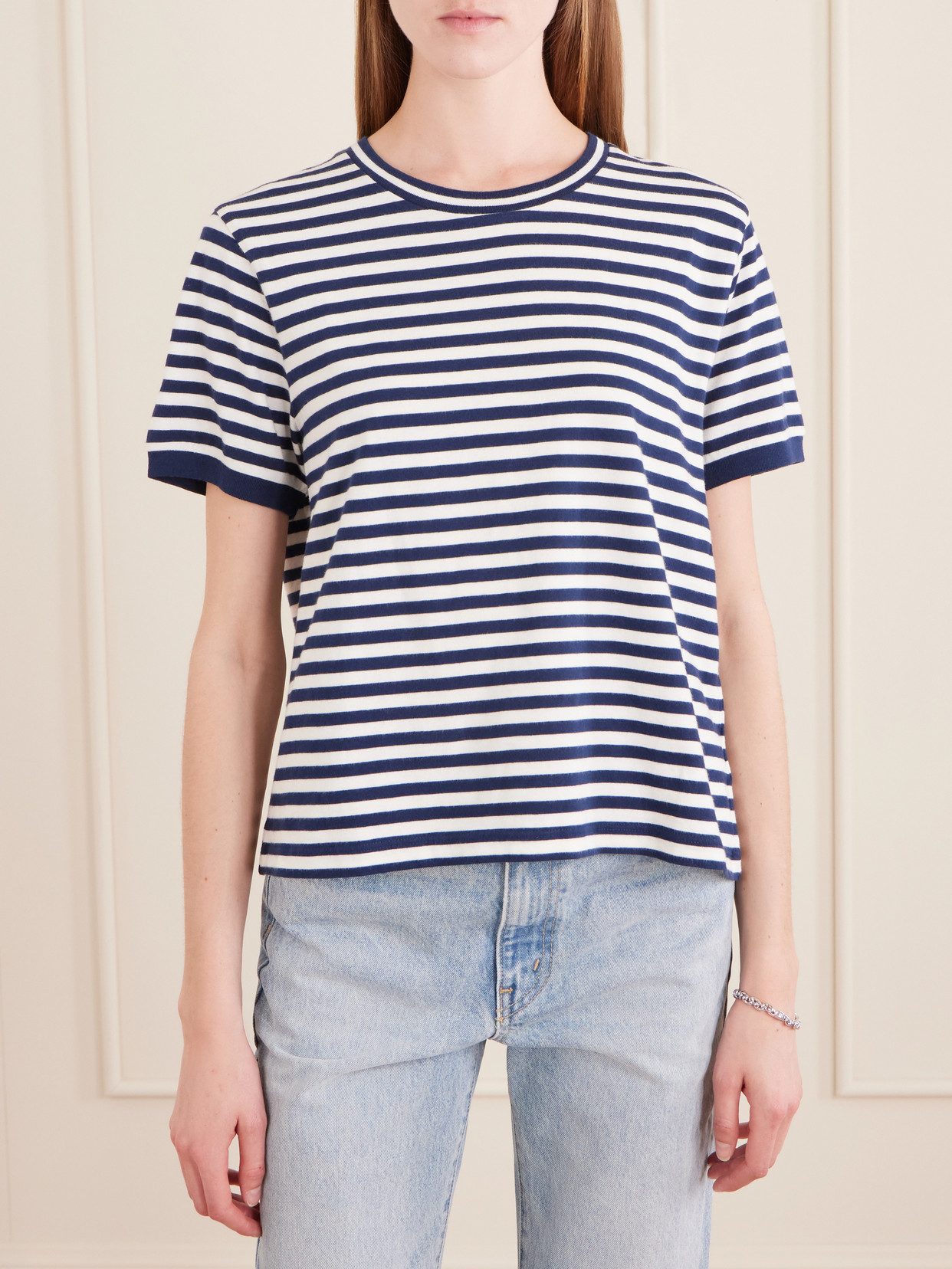 Symi Striped Cotton-Jersey T-Shirt