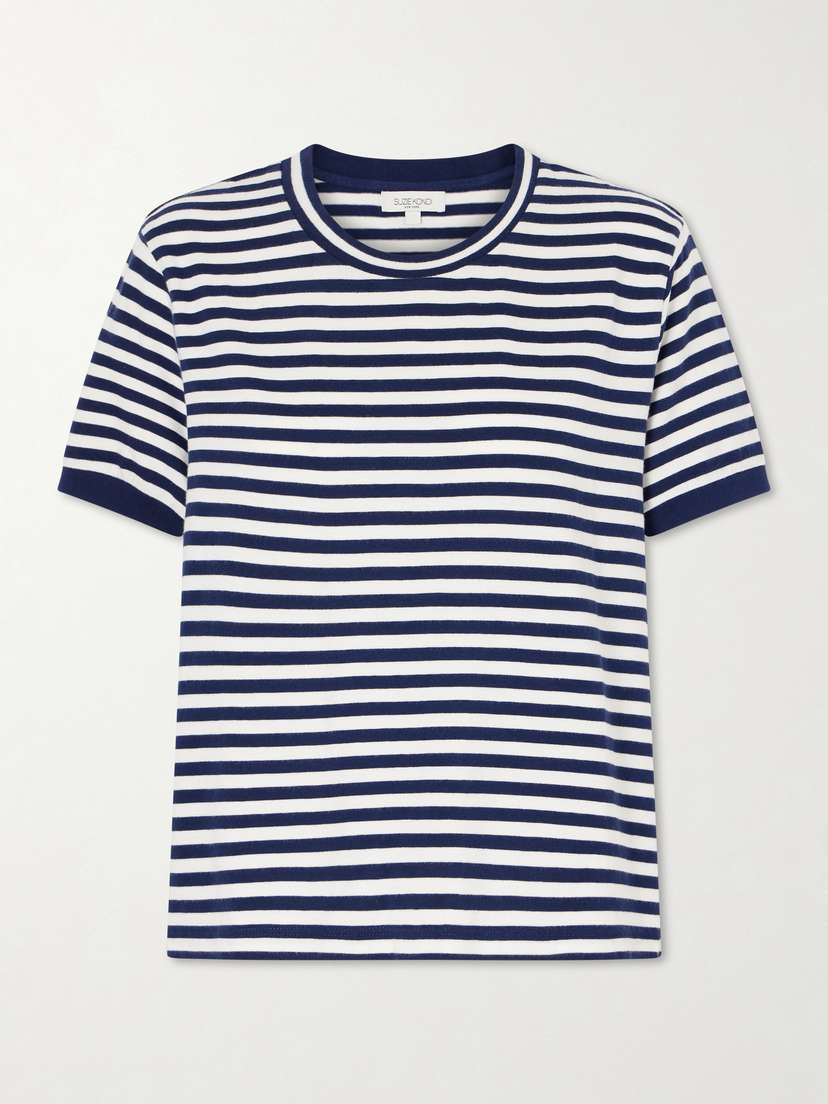 Suzie Kondi Symi Striped Cotton-jersey T-shirt