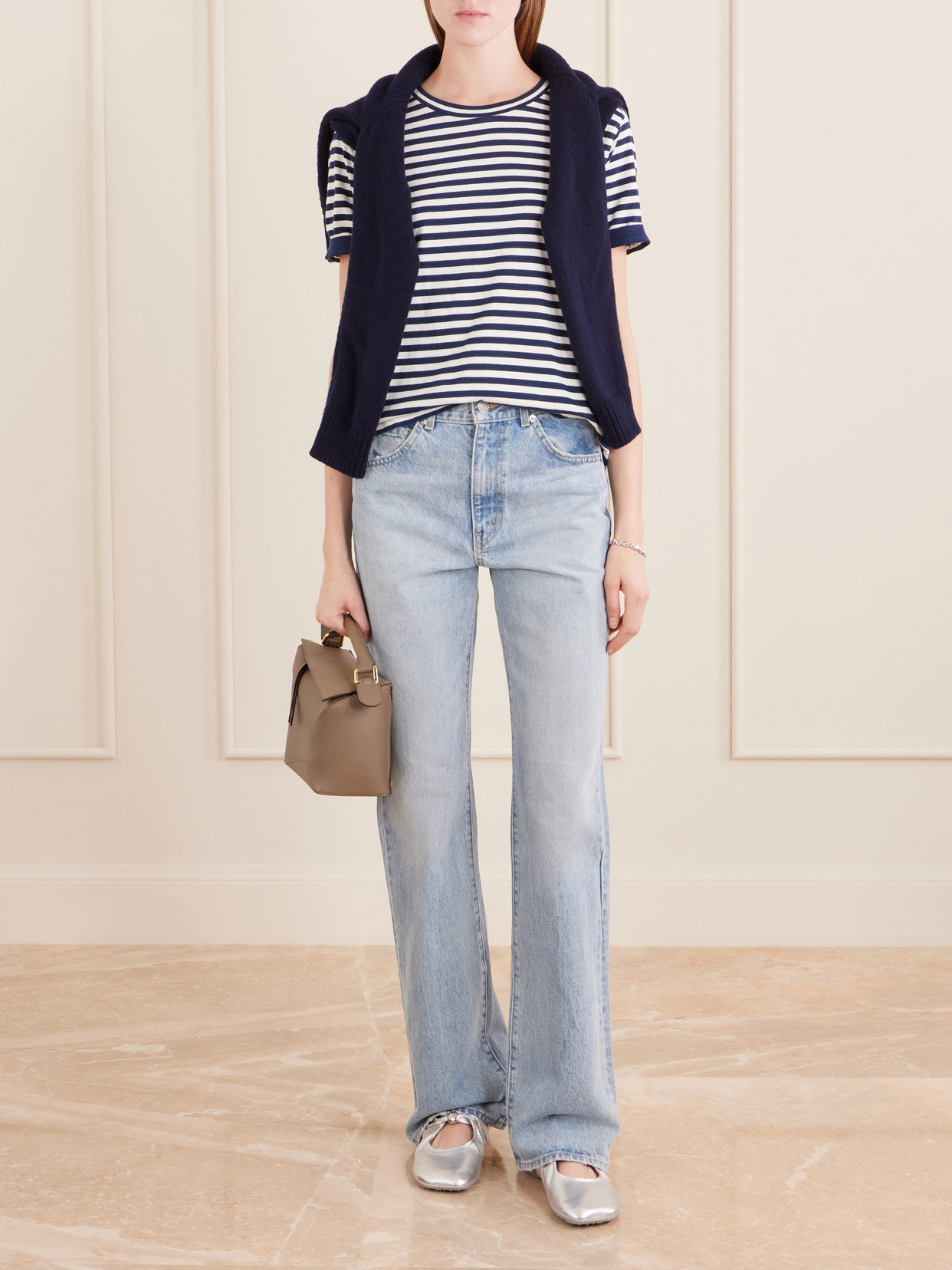 Symi Striped Cotton-Jersey T-Shirt