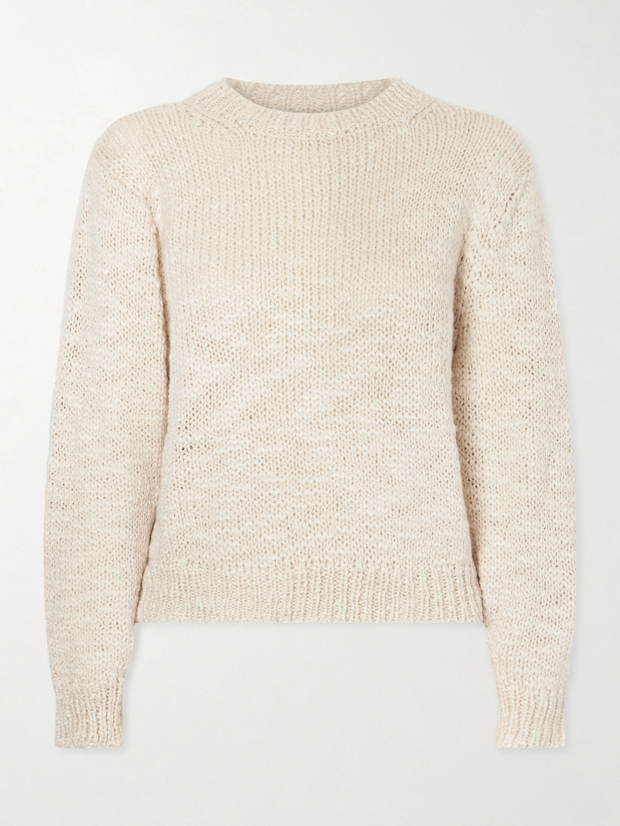 Suzie Kondi Kismet Ribbed Cashmere Sweater In Neutral