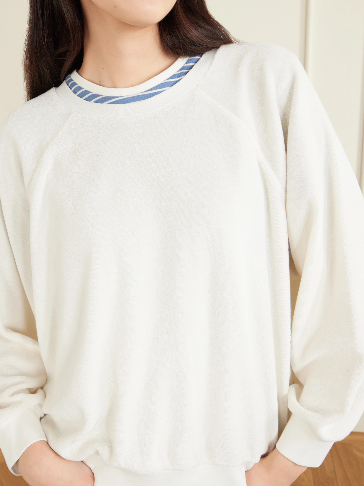 Samos Cotton-Blend Terry Sweatshirt