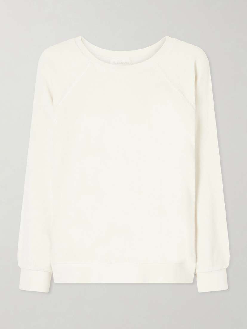 Suzie Kondi Samos Cotton-blend Terry Sweatshirt