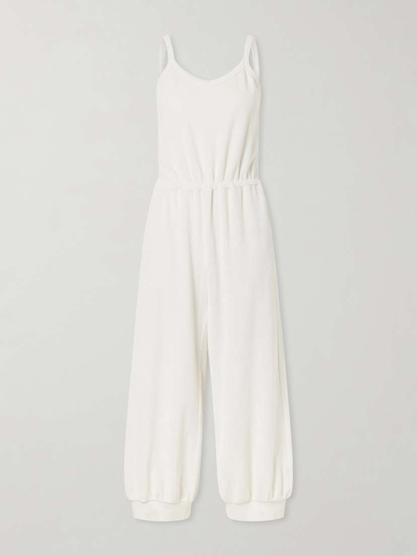 Suzie Kondi Giorgi Cotton-blend Terry Jumpsuit