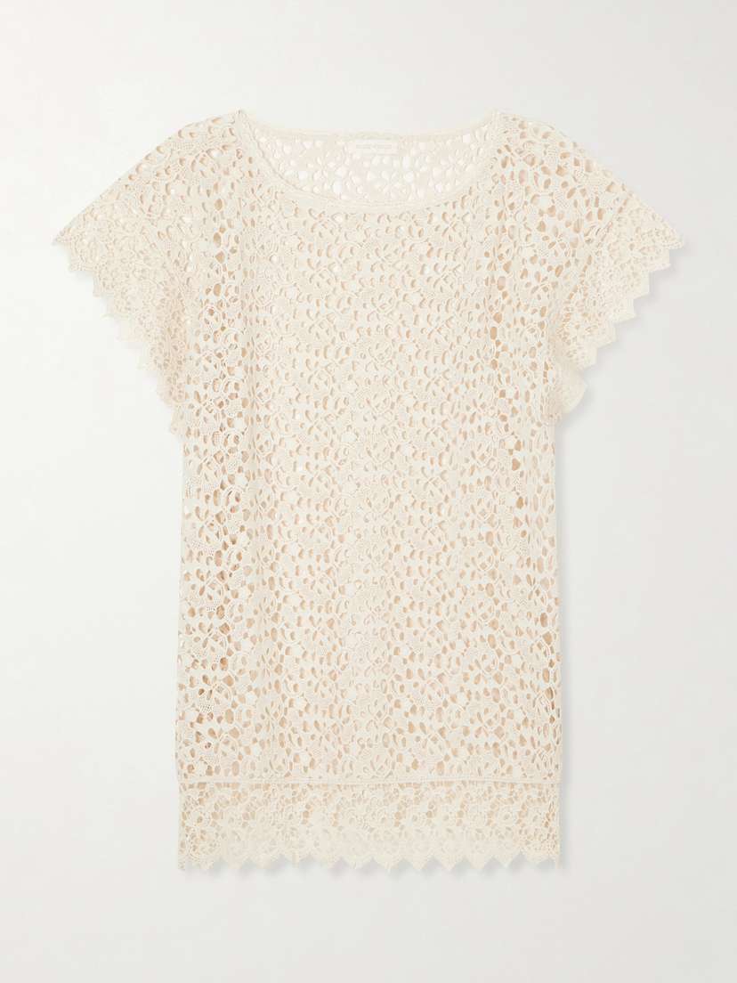 Suzie Kondi Kristina Crocheted Cotton Mini Dress | Thumbnail 5 Suzie Kondi Kristina Crocheted Cotton Mini Dress | Thumbnail 5