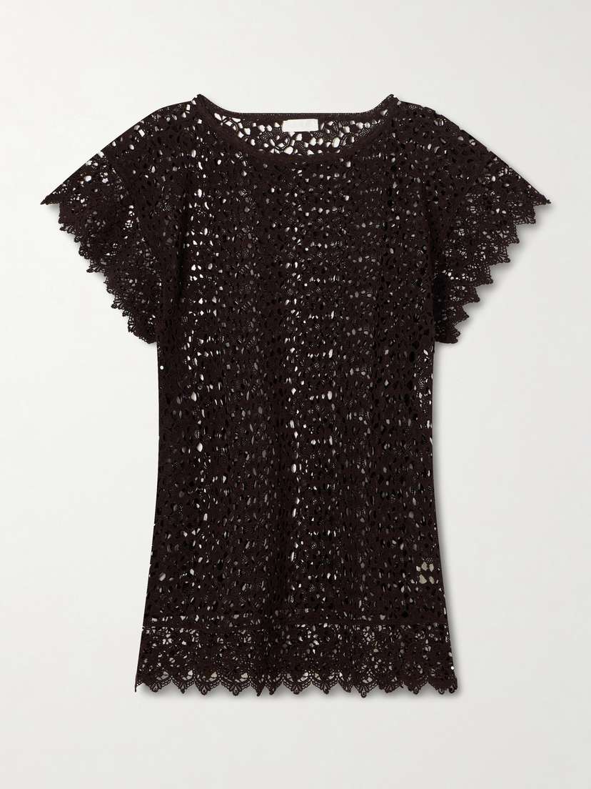 Suzie Kondi Kristina Crocheted Cotton Mini Dress | Thumbnail 5