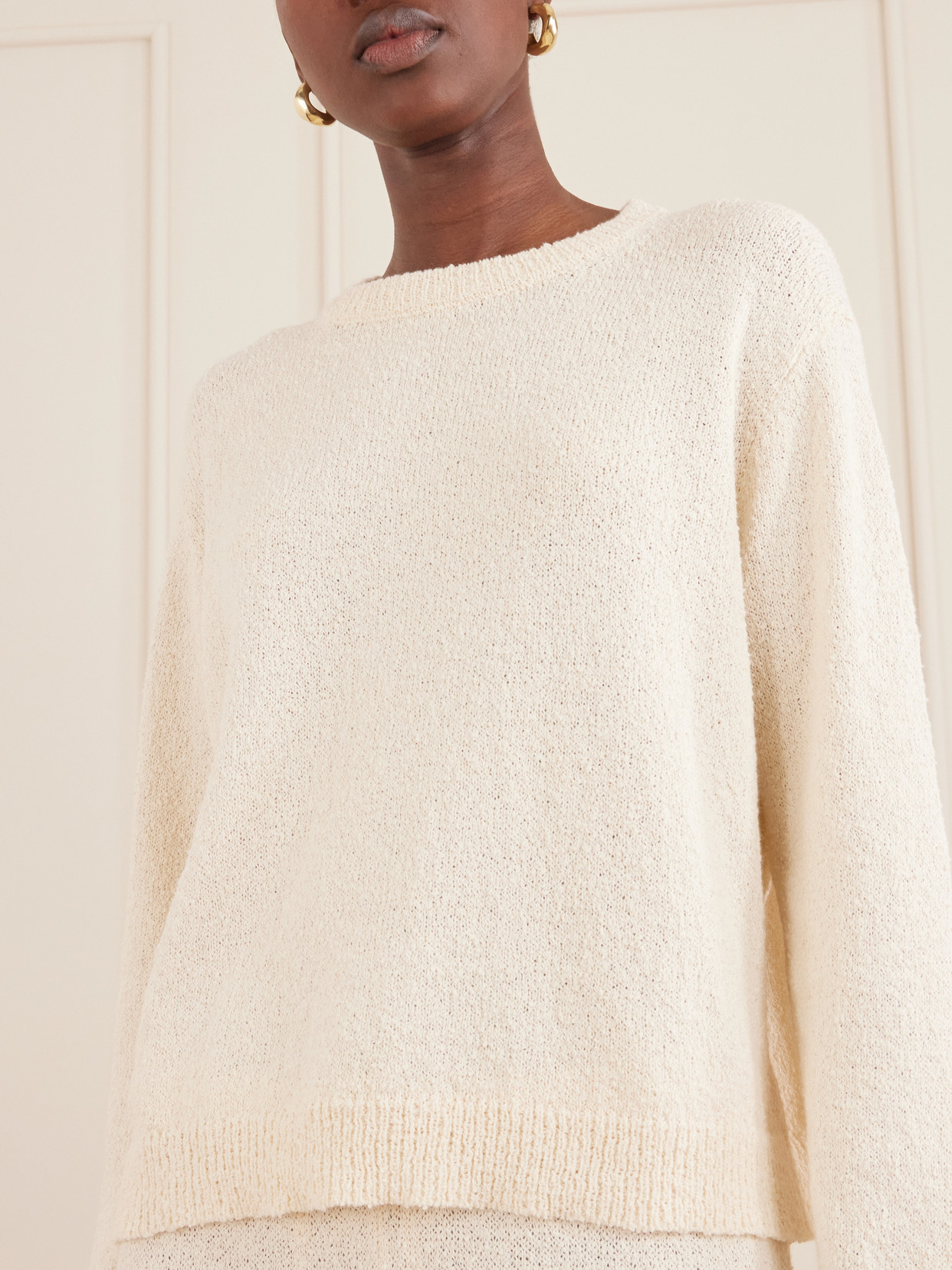 Kismet Knitted Cotton Sweater