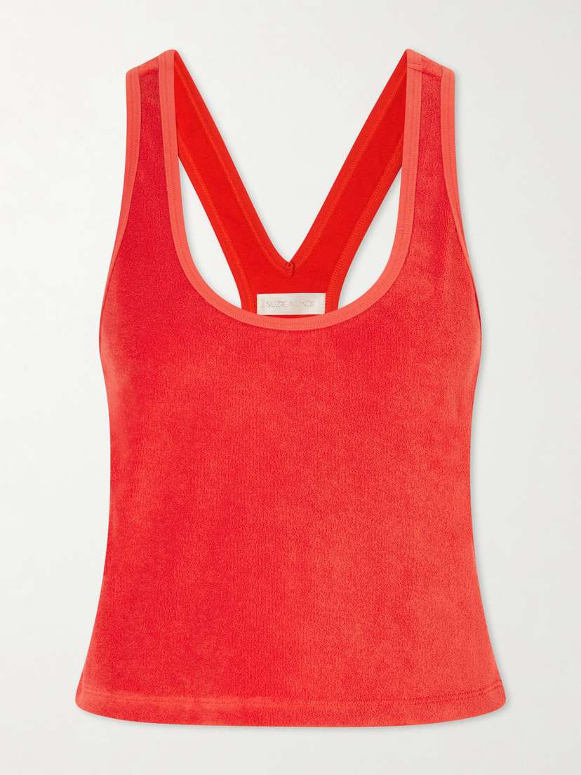 Suzie Kondi Tia Cotton-blend Terry Tank Top