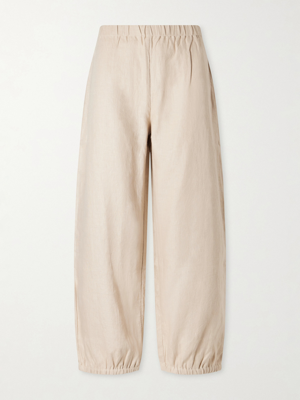 Suzie Kondi Delos Linen Wide-leg Pants In White