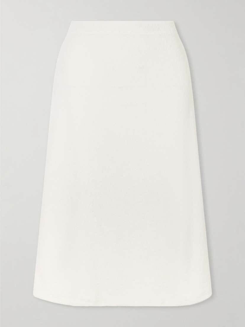 Suzie Kondi Sienna Cotton-blend Terry Midi Skirt