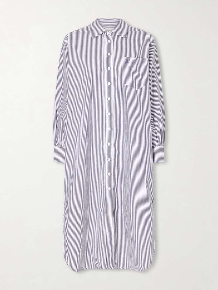 Suzie Kondi Stella Striped Cotton-poplin Midi Shirt Dress | Thumbnail 6 Suzie Kondi Stella Striped Cotton-poplin Midi Shirt Dress | Thumbnail 6